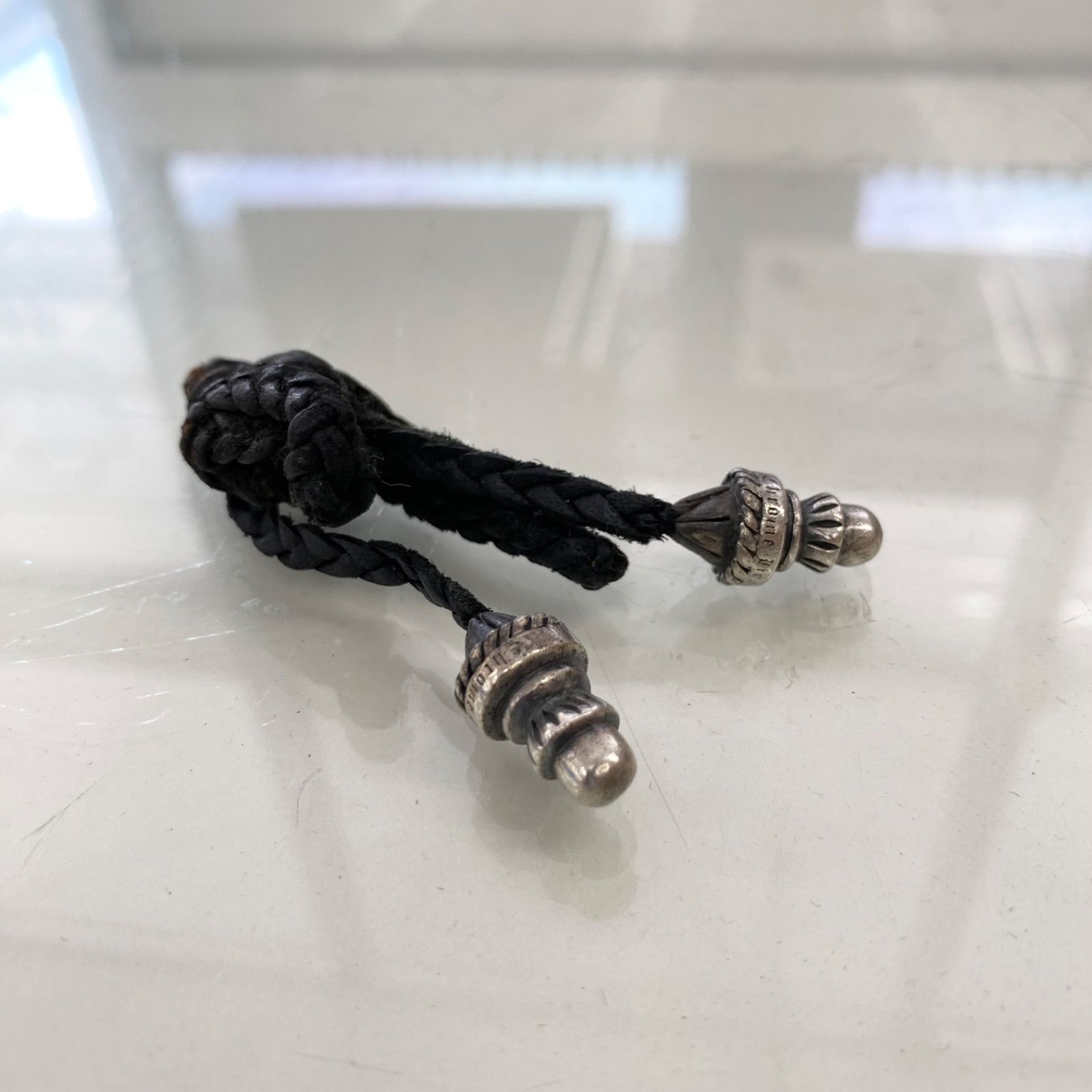 CHROME HEARTS クロムハーツ LEATHER BRAID レザーブレイド ボロチップ
