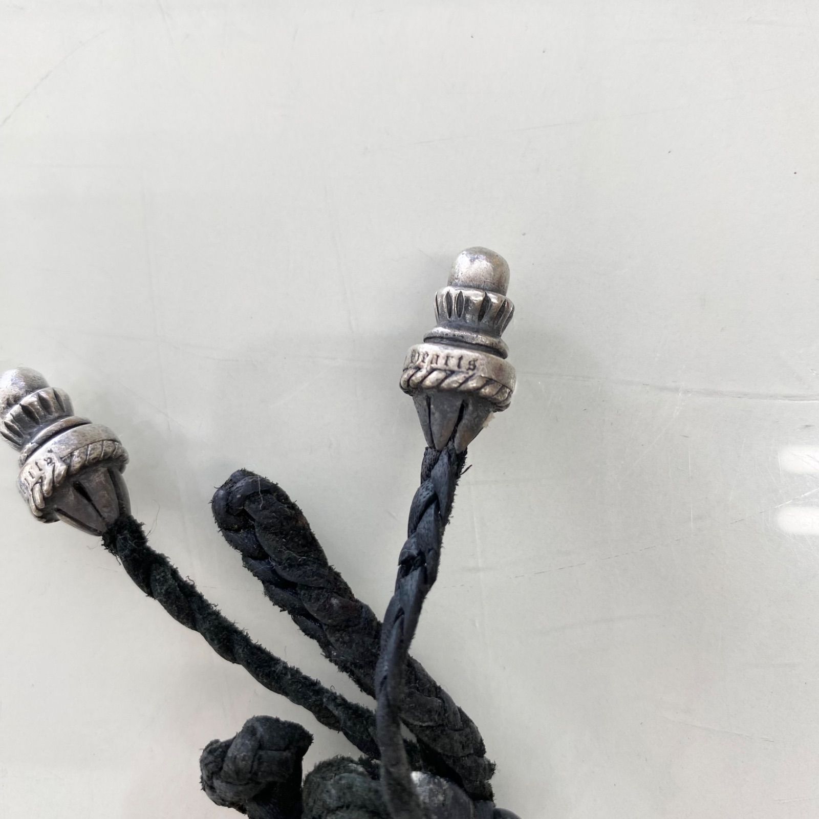 CHROME HEARTS クロムハーツ LEATHER BRAID レザーブレイド ボロチップ