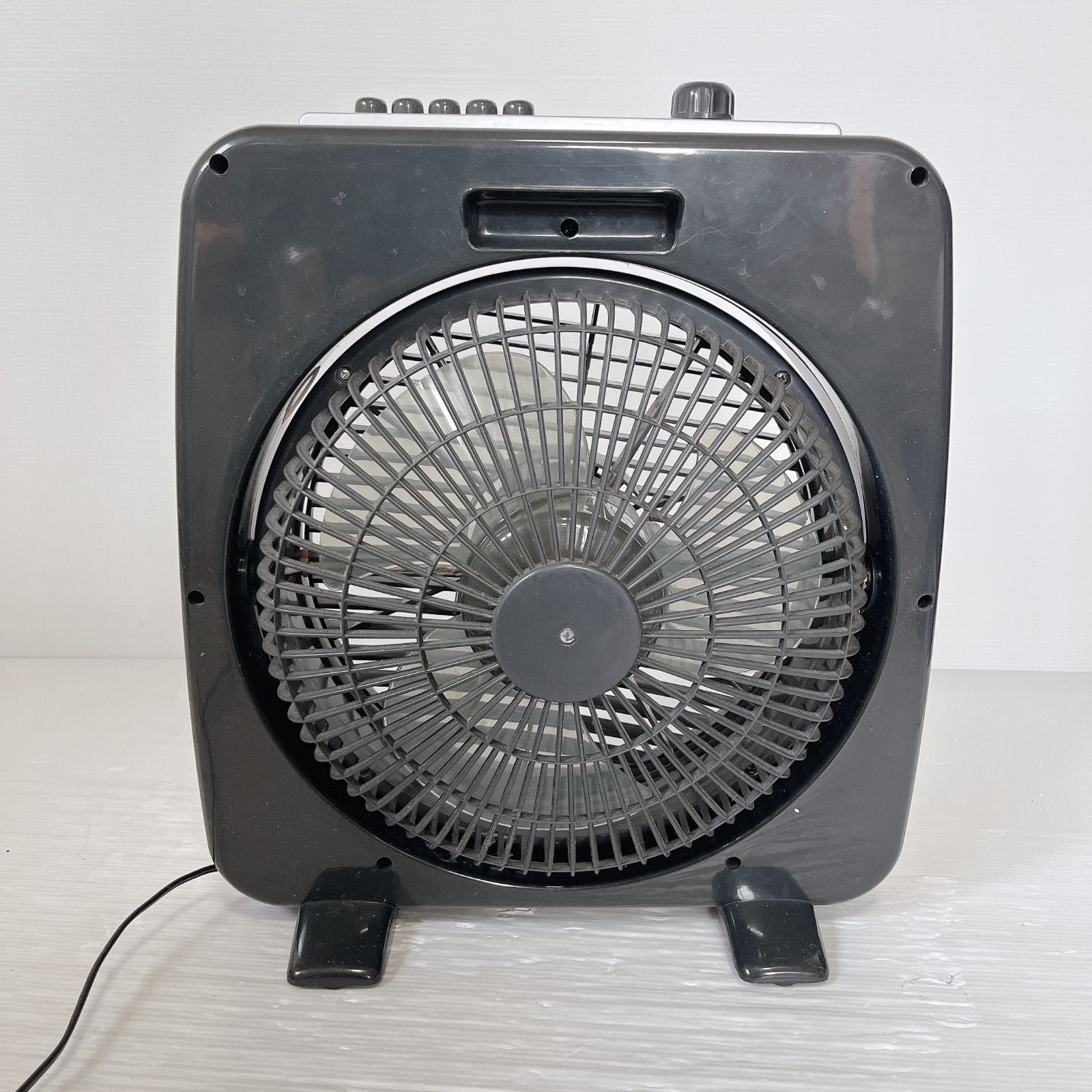 山善 YAMAZEN BT-A252 ボックス扇風機 25cm メタリックシルバー 3時間