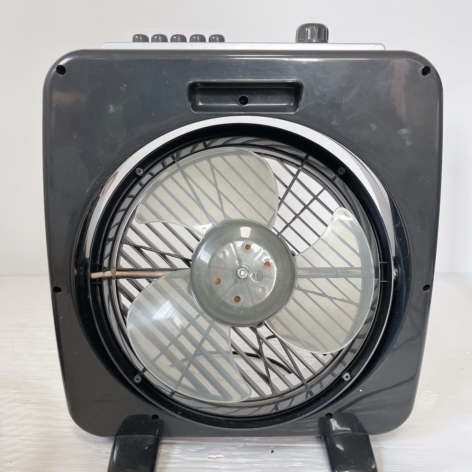 山善 YAMAZEN BT-A252 ボックス扇風機 25cm メタリックシルバー 3時間