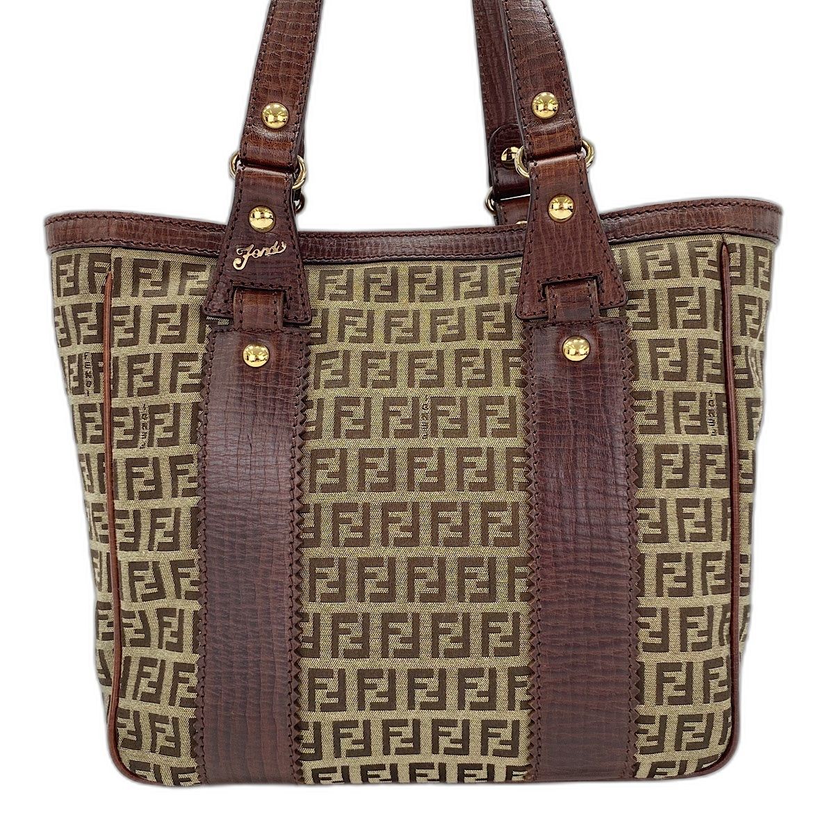 FENDI フェンディ トートバッグ ズッキーノ【中古】