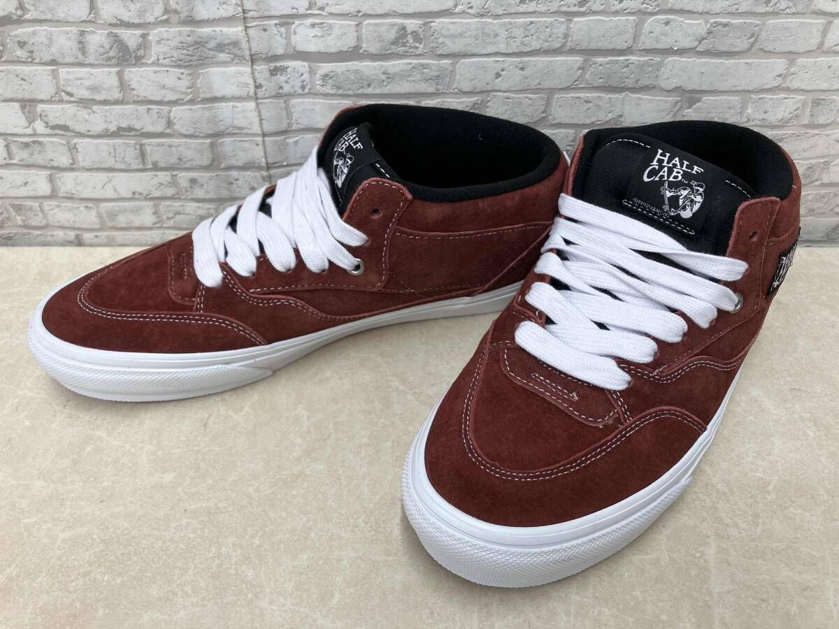 VANS バンズ SKATE HALF CAB スケート ハーフキャブ 508357 スニーカー 27.5cm バーガンディ