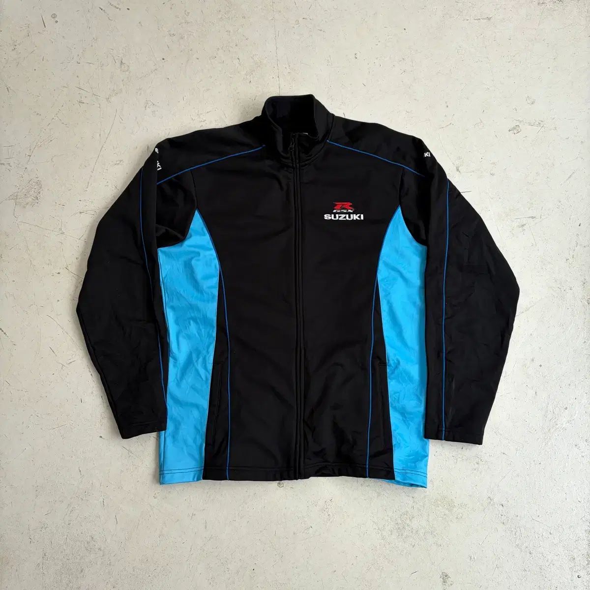 スズキ R-GSX ヴィンテージ ライダースジャケット ジップアップ ジャケット 2XL