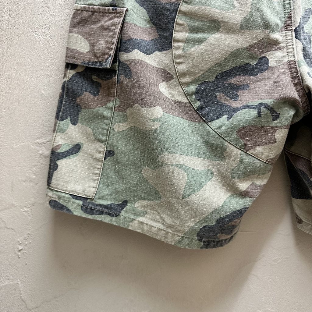 STUSSY WORK GEAR CARGO SHORTS カーゴショーツ 迷彩柄 size:S【代官山