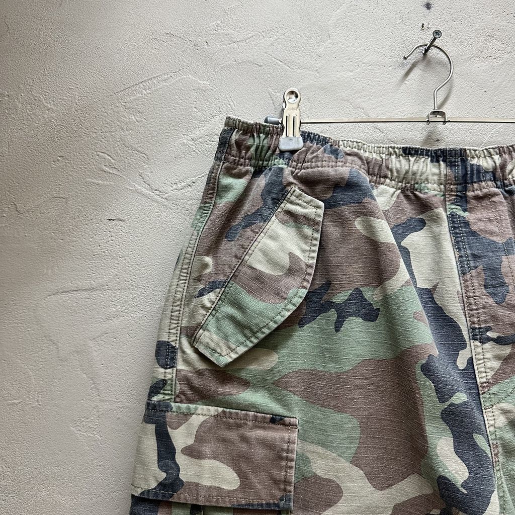 Stussy 迷彩柄 カーゴショーツ　デザート　カモフラ STUSSY WORK GEAR CARGO SHORTS カーゴショーツ 迷彩柄 size:S【代官山