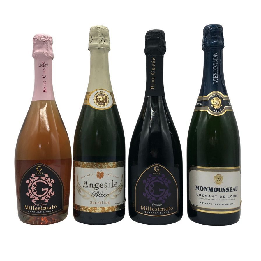 新品/未開封/未開栓【スパークリングワイン2種 2本セット】 750ml スパークリングワイン 4本セット 12% 750ml 未開栓 - メルカリ