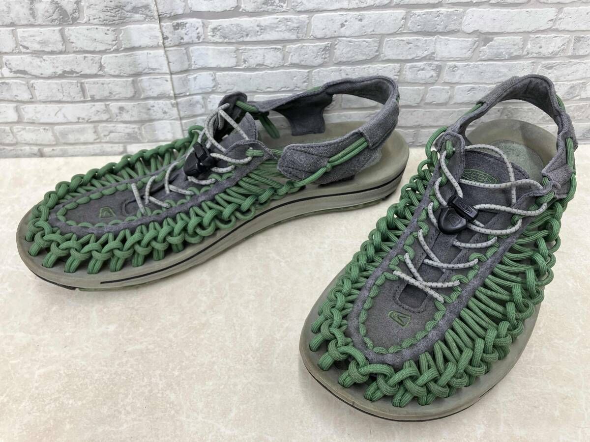 KEEN キーン UNEEK SANDAL ユニークサンダル 1023049 メンズ 28cm グリーン×グレー