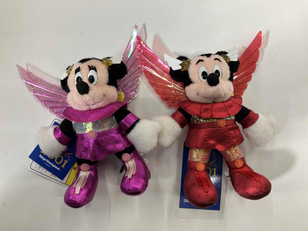 ジャンク 東京ディズニーランド 2001 ぬいぐるみバッチ ミッキーマウス