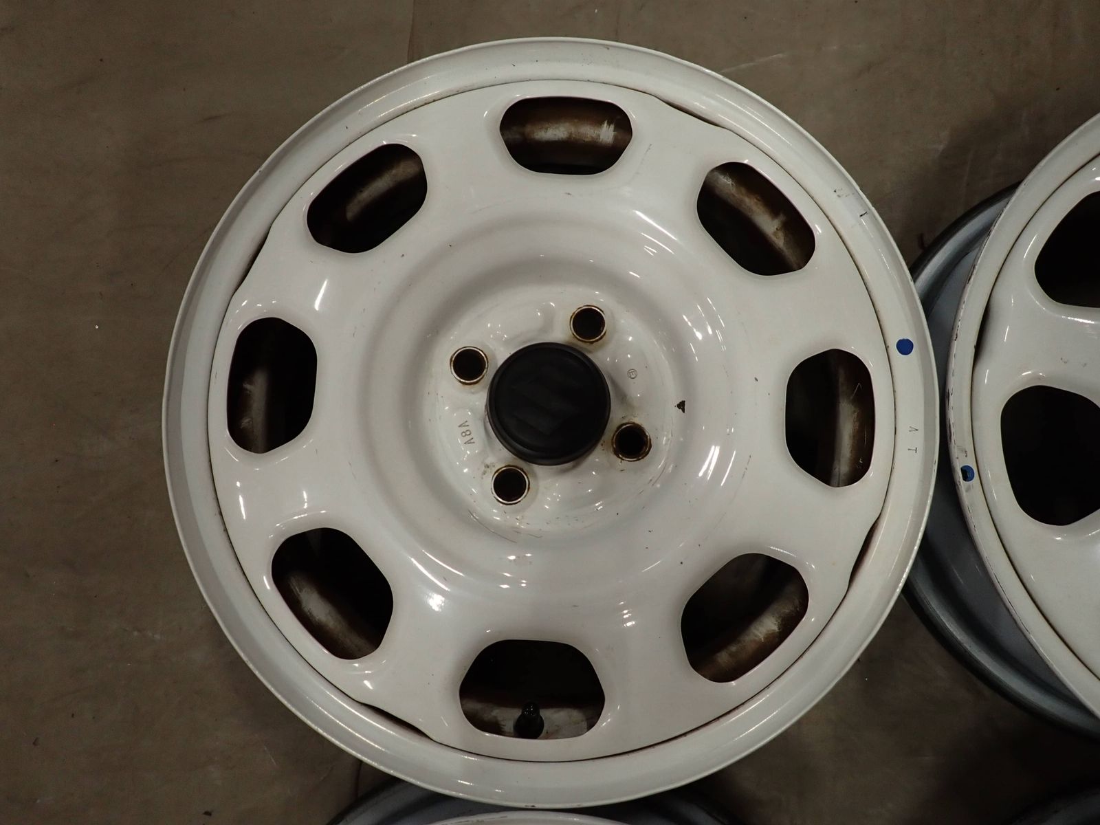 4本SET 会社宛送料無料 15×4.5J スズキ 純正 スチール 4穴 PCD 100mm +