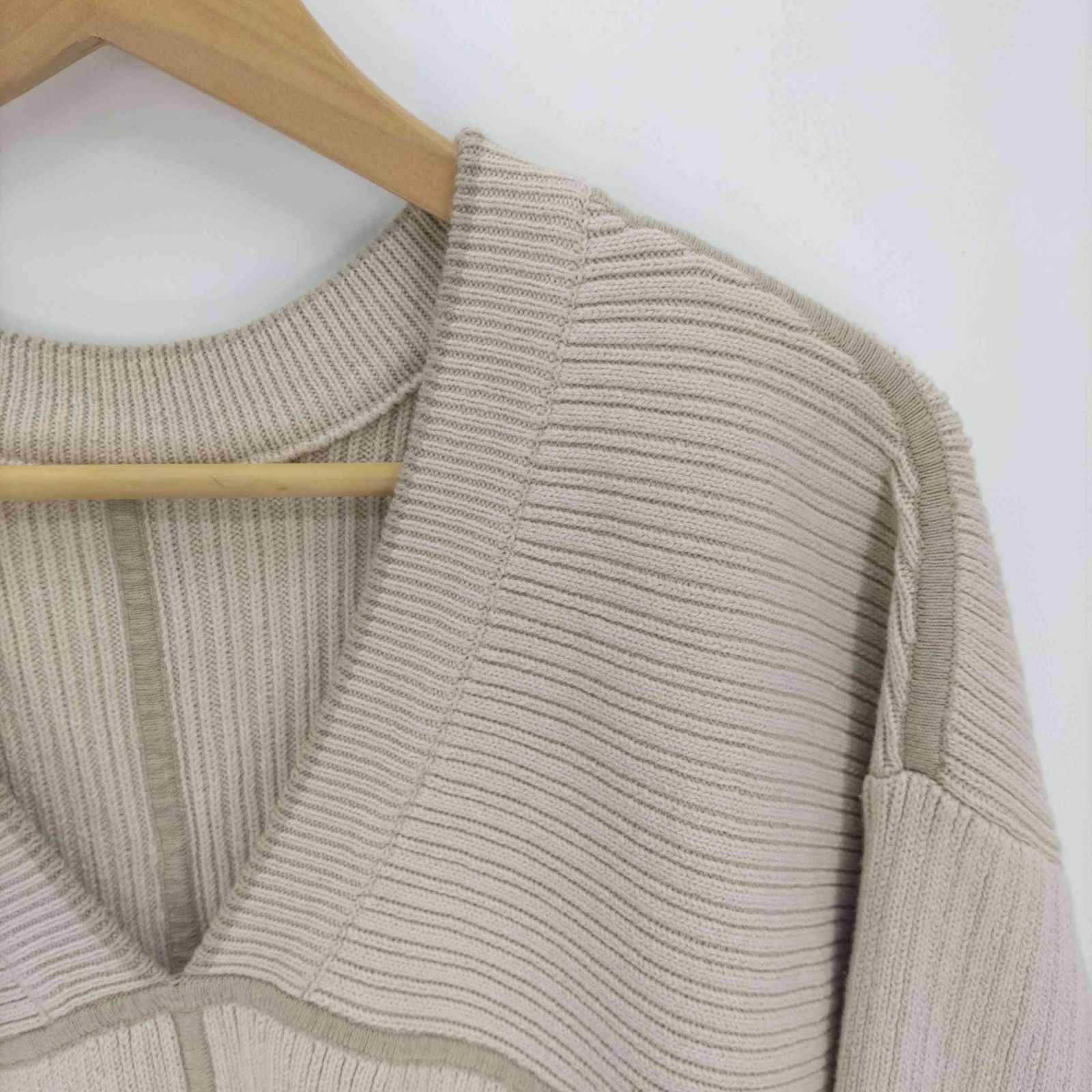 クラネ CLANE 21SS DOUBLE FACE LINE KNIT ダブルフェイスラインニット