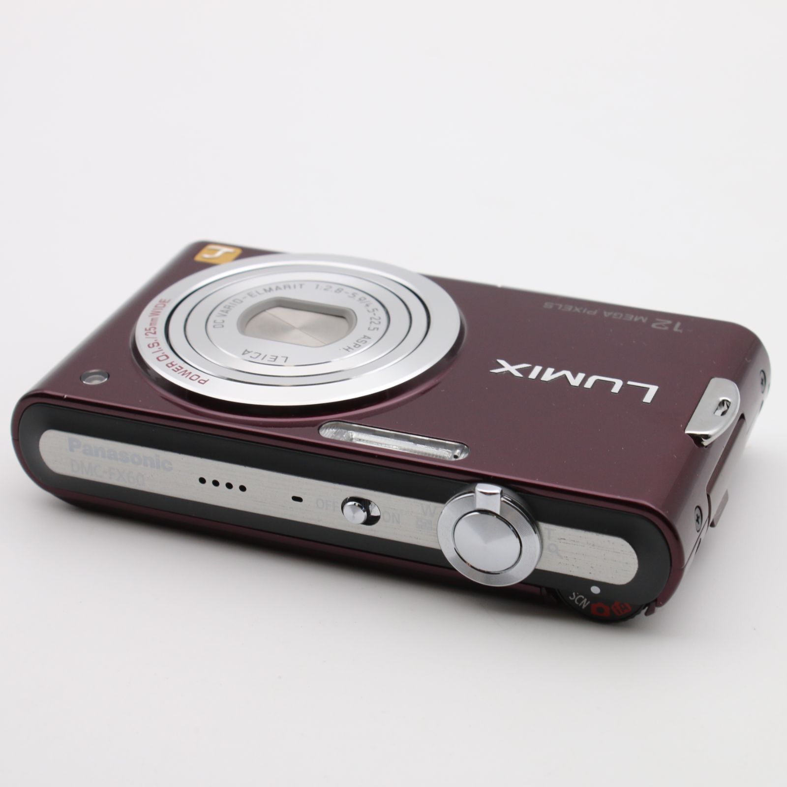 極上品】 Panasonic LUMIX DMC-FX60 バイオレット デジタルカメラ