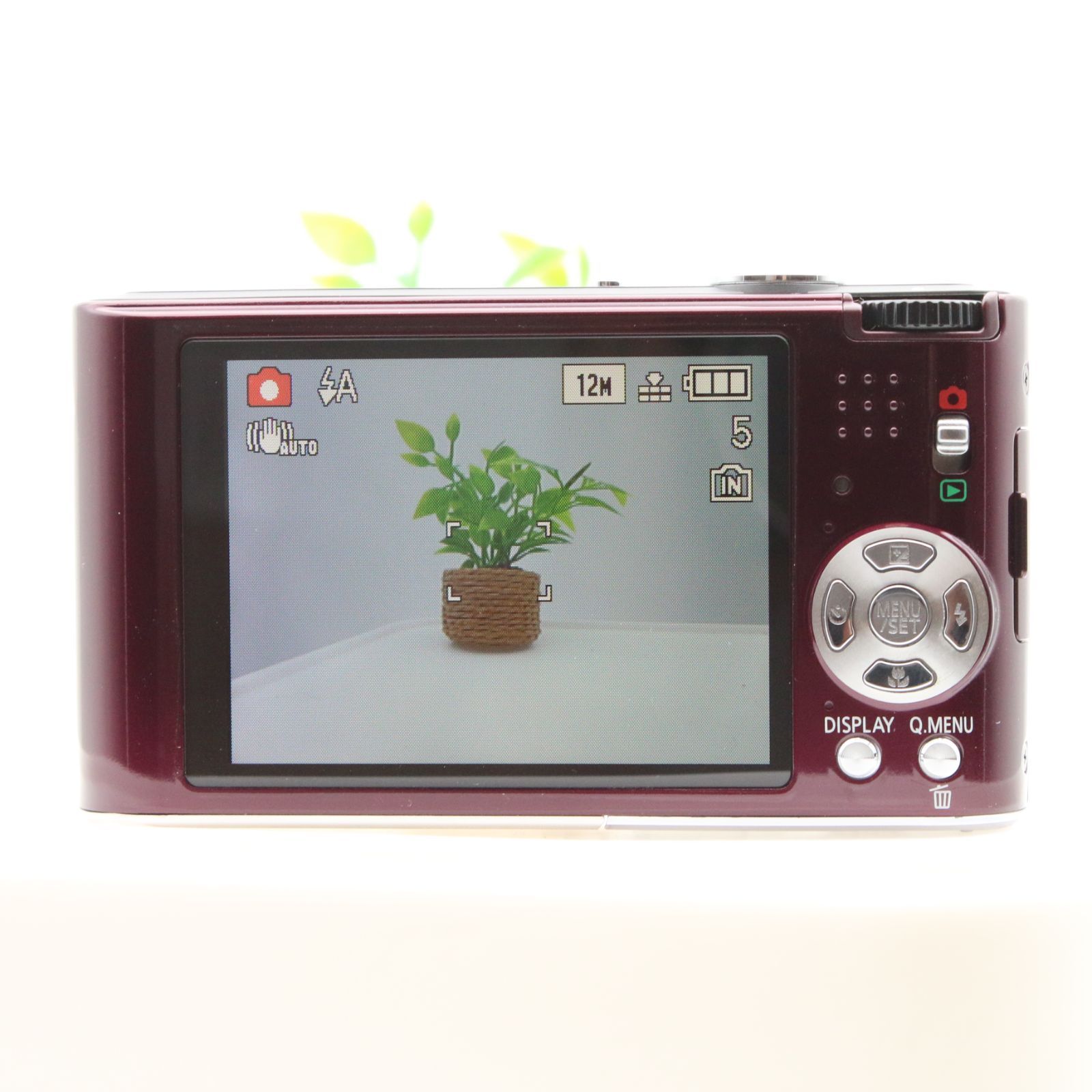 極上品】 Panasonic LUMIX DMC-FX60 バイオレット デジタルカメラ