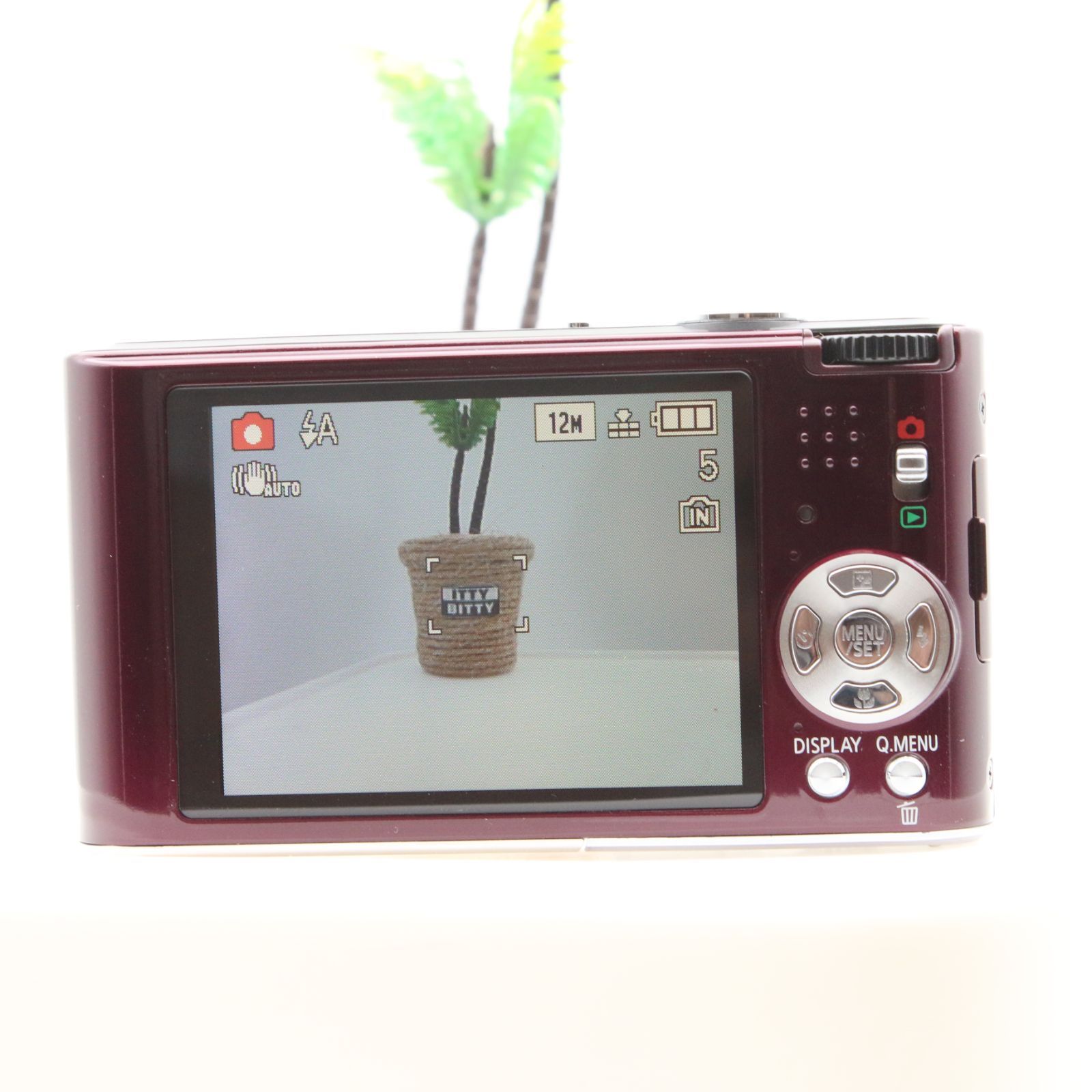 極上品】 Panasonic LUMIX DMC-FX60 バイオレット デジタルカメラ
