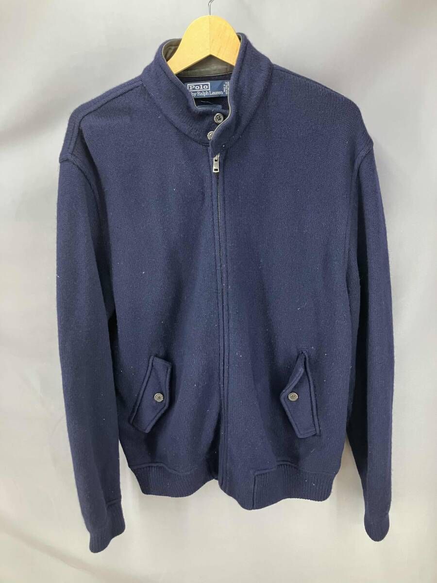 ★ POLO RALPH LAUREN ポロラルフローレン ジャケット セーター サイズ Lネイビー 冬