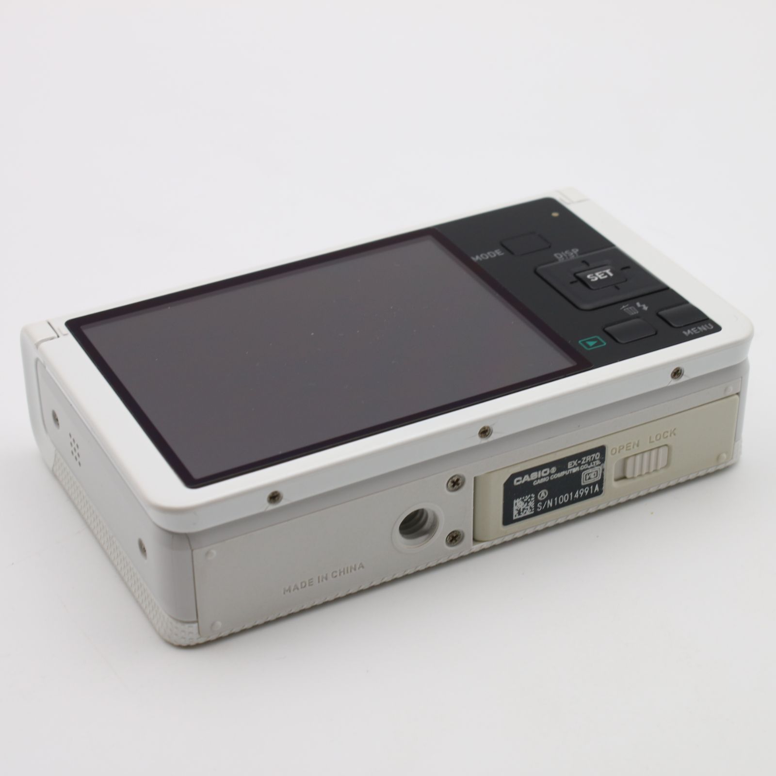 極上品】 CASIO EXILIM EX-ZR70 ホワイト デジタルカメラ #096VV06194