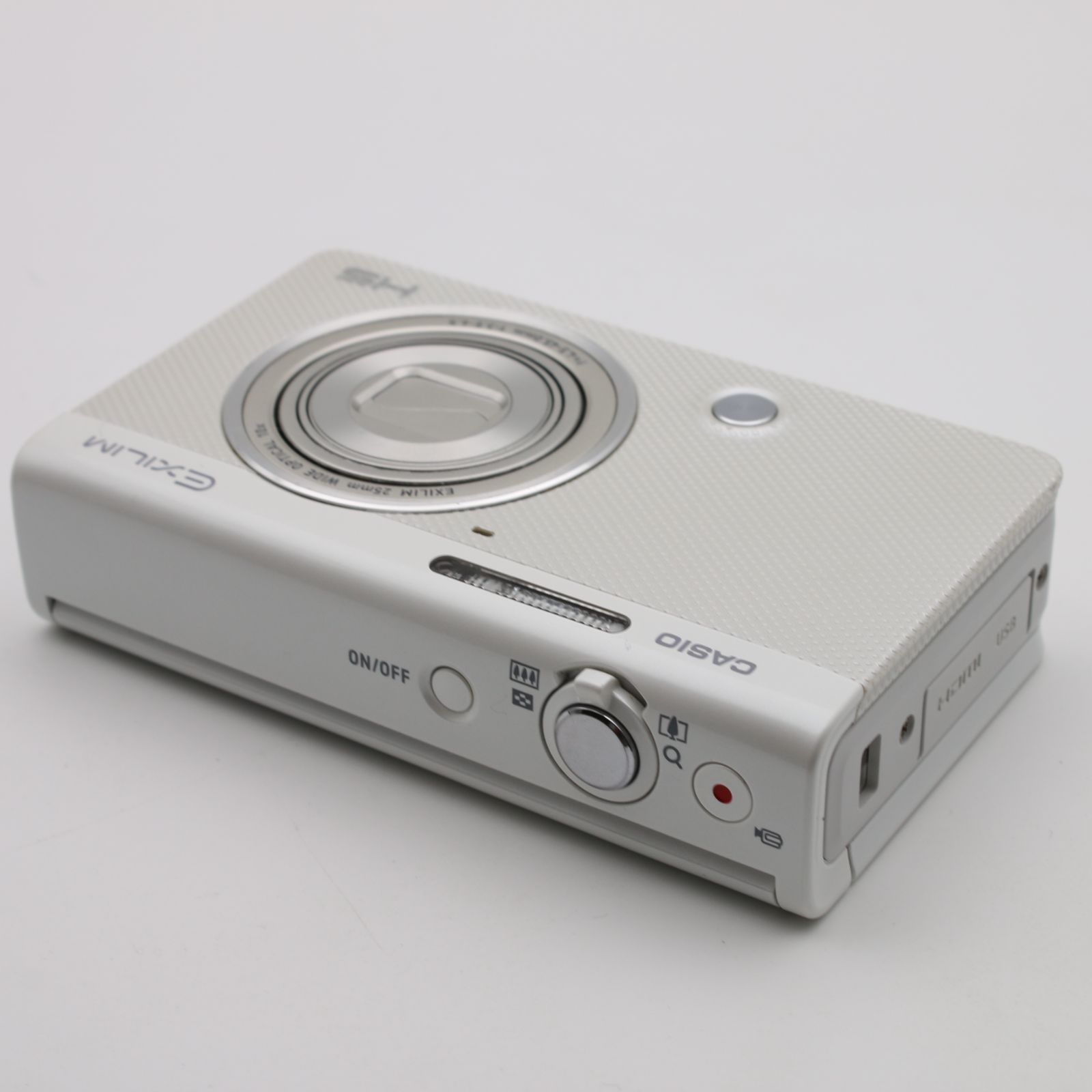 極上品】 CASIO EXILIM EX-ZR70 ホワイト デジタルカメラ #096VV06194