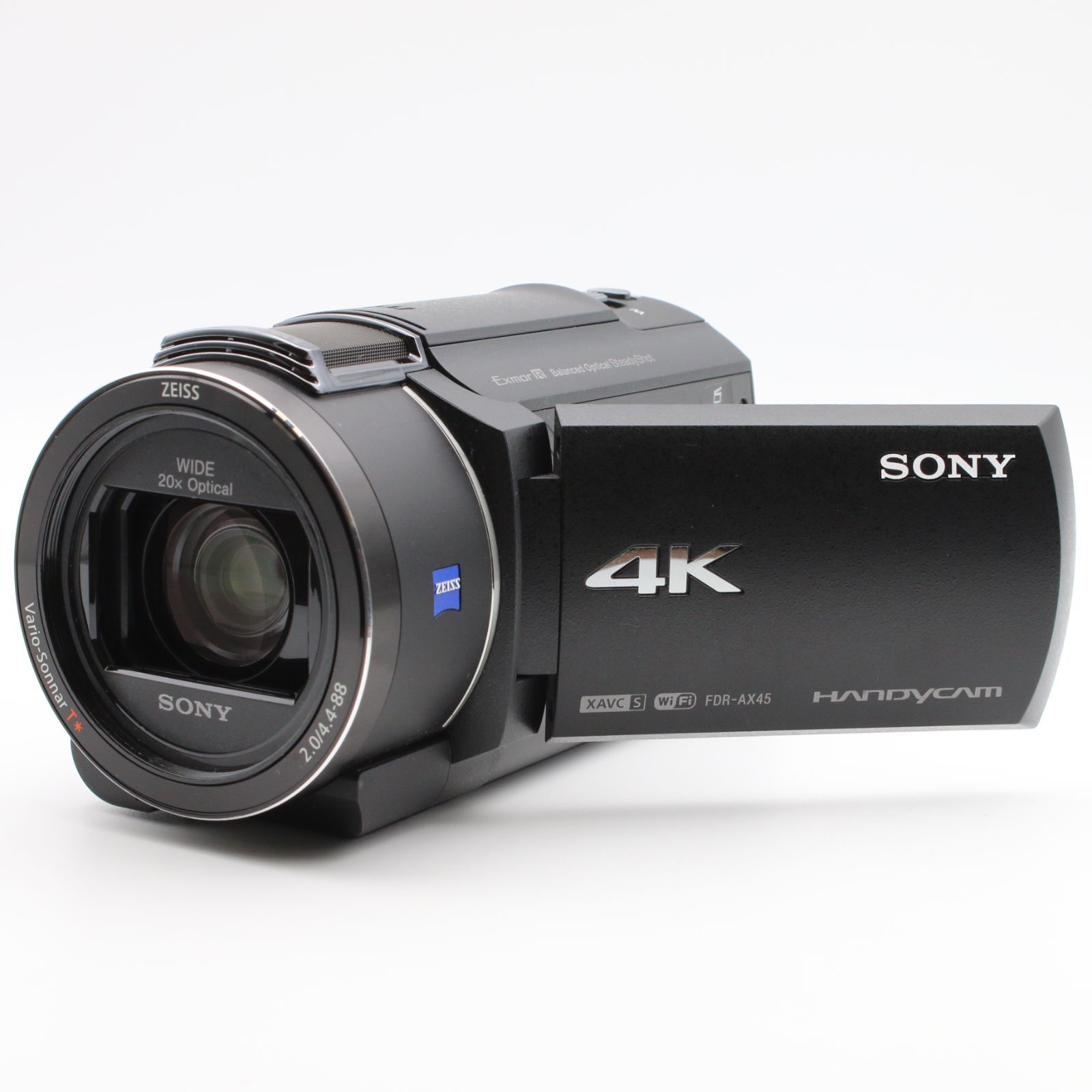 極上品】 SONY FDR-AX45A ブラック 内蔵メモリー64GB 光学ズーム20倍