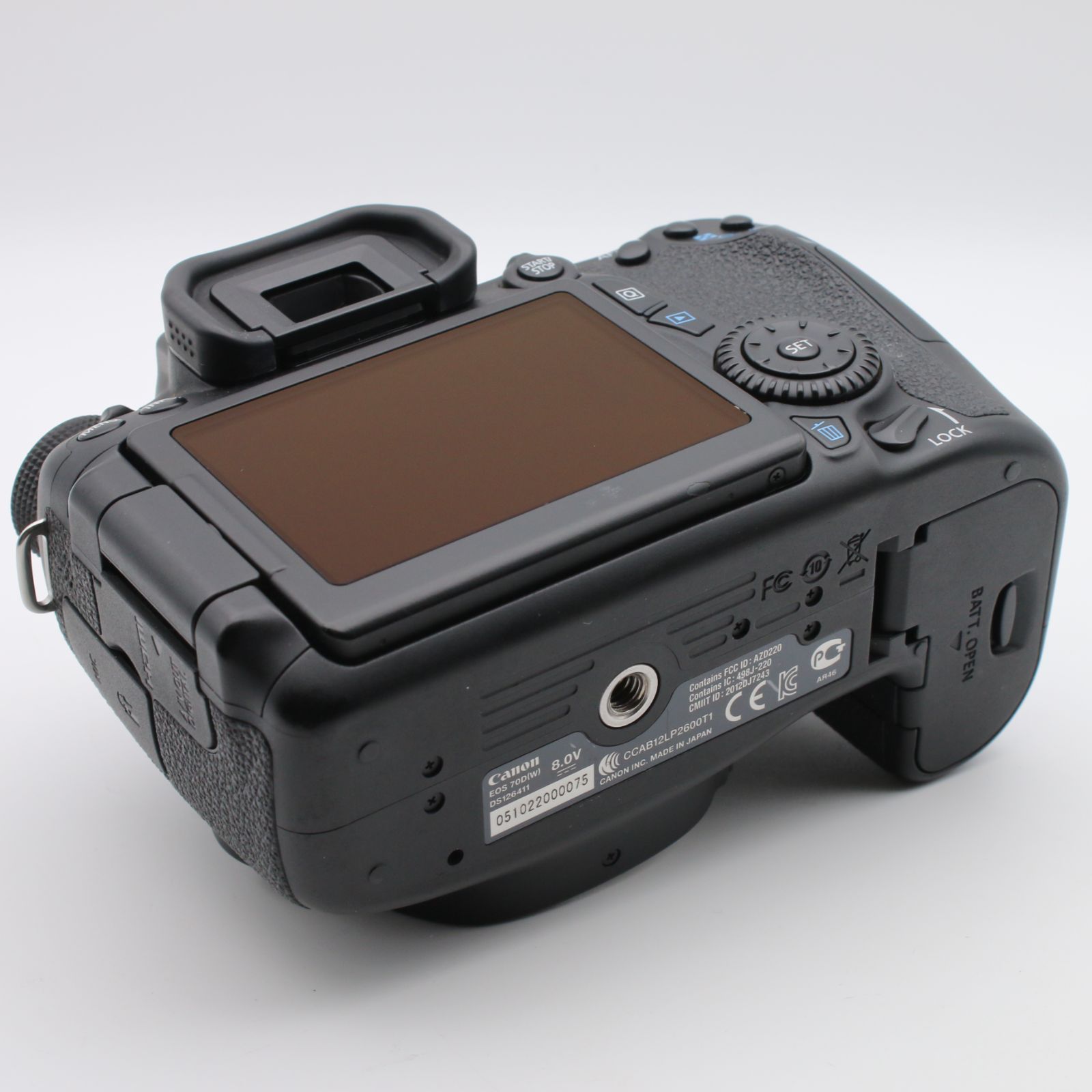 極上品】 Canon EOS 70D ボディ デジタル一眼レフカメラ #096VV0753