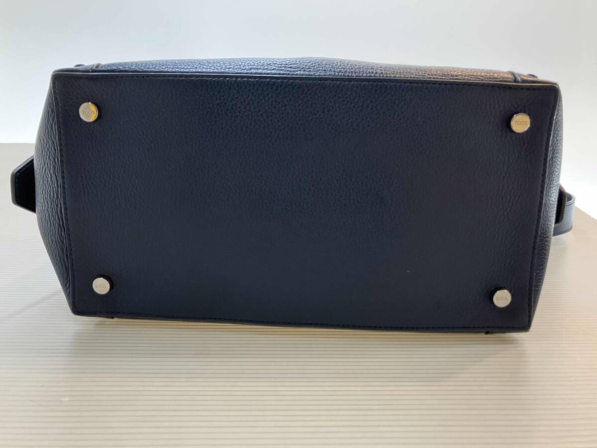 ☆ TOD'S トッズ ショルダーバッグ ゴンミーニバッグ ネイビー 通年