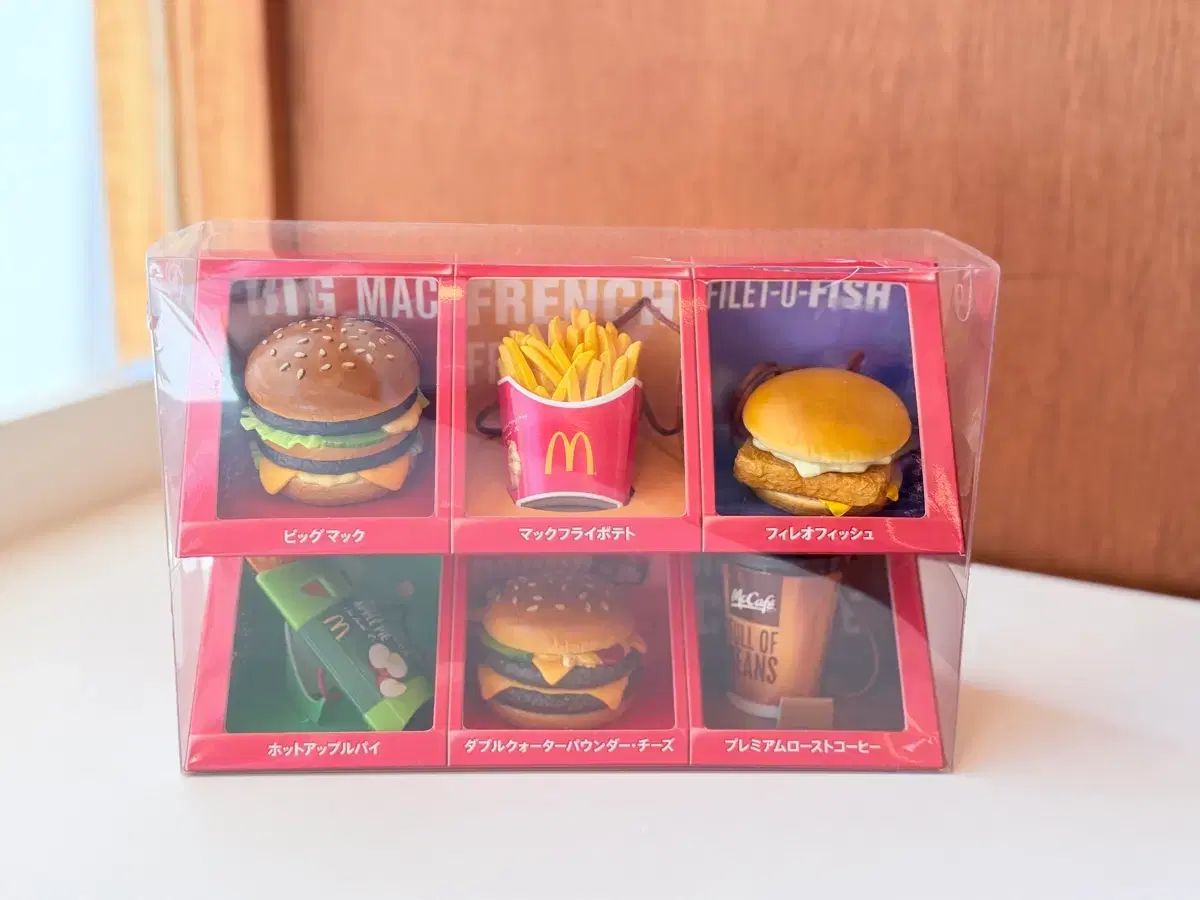 日本限定レア マクドナルド 2010 フードミニチュア ストラップ 6種 フルセット