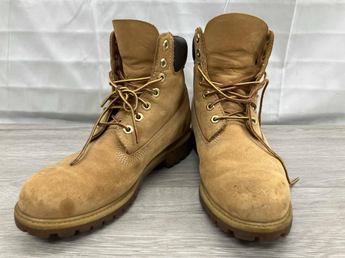 Timber land ティンバーランド ワークブーツ 10061 6-INCH Premium Boots 表記サイズ25.5 ブラウン