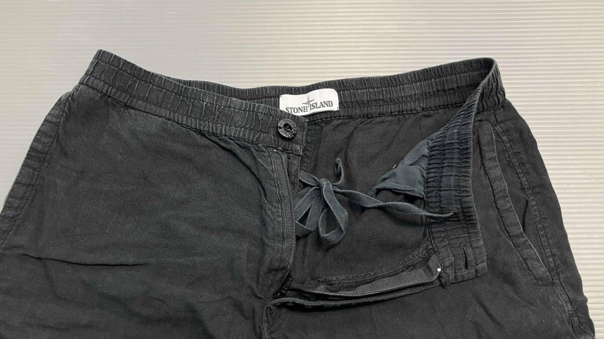 ☆ STONE ISLAND ストーンアイランド ハーフカーゴパンツ リネン