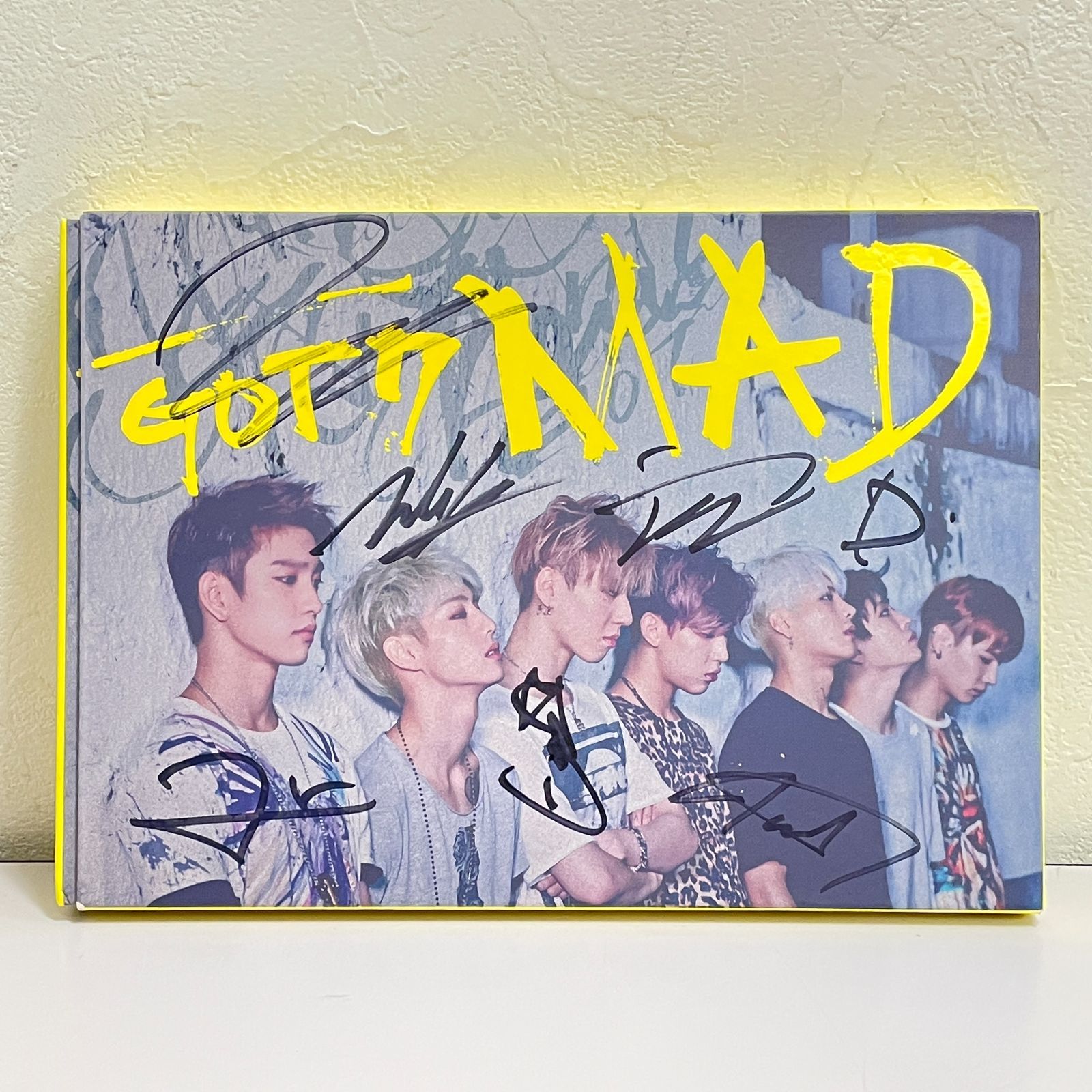 三沢店21-05-0711] GOT7 MAD 全員直筆サイン入りCD トレカは入ってませ