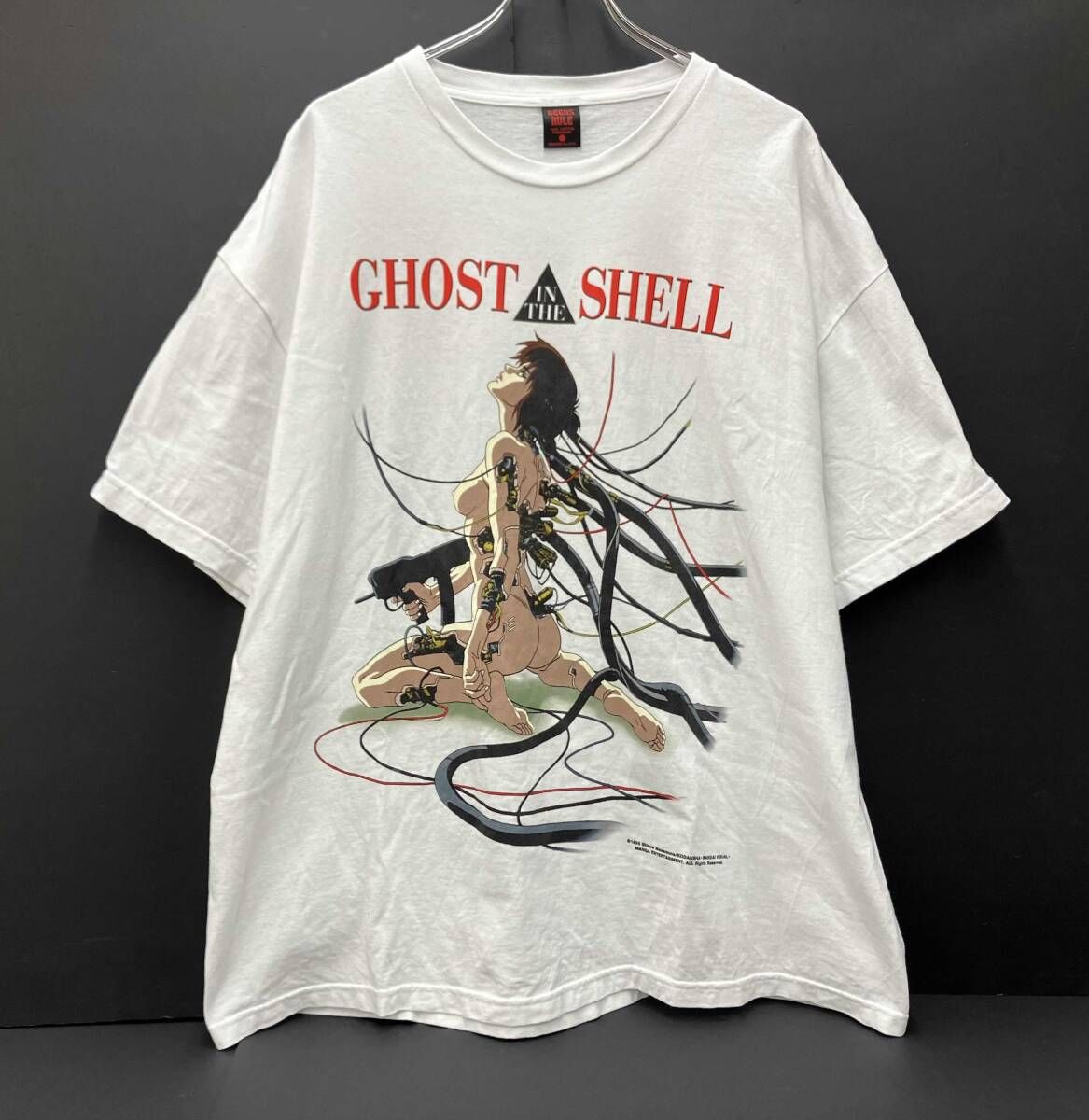 GEEKS RULE 半袖Tシャツ GHOST IN THE SHELL アニメ 攻殻機動隊 素子 XXL ホワイト マルチカラー 通年