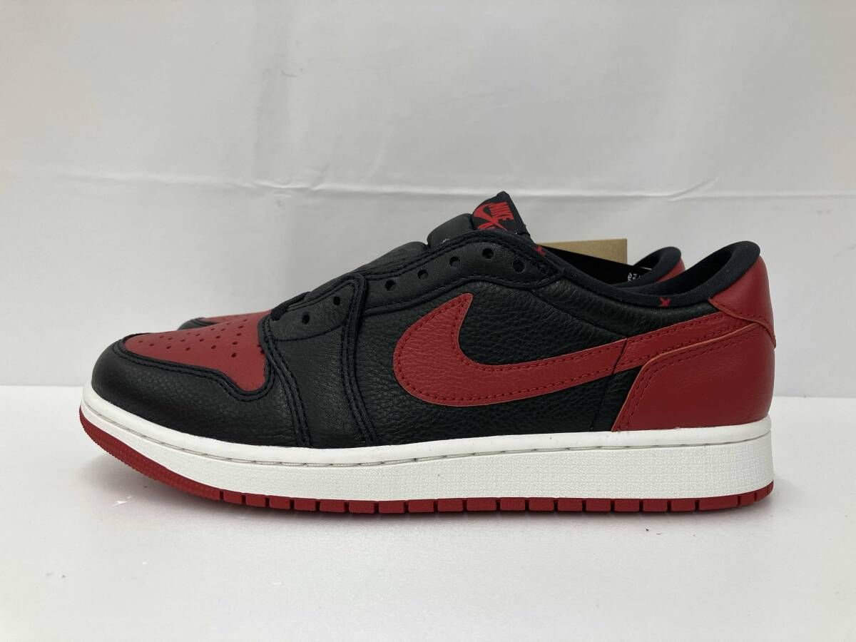 NIKE ナイキ AIR JORDAN 1 RETRO LOW OG エアジョーダン 1レトロ ローOG 黒タグ 替え紐 27.5 レッド ブラック 通年