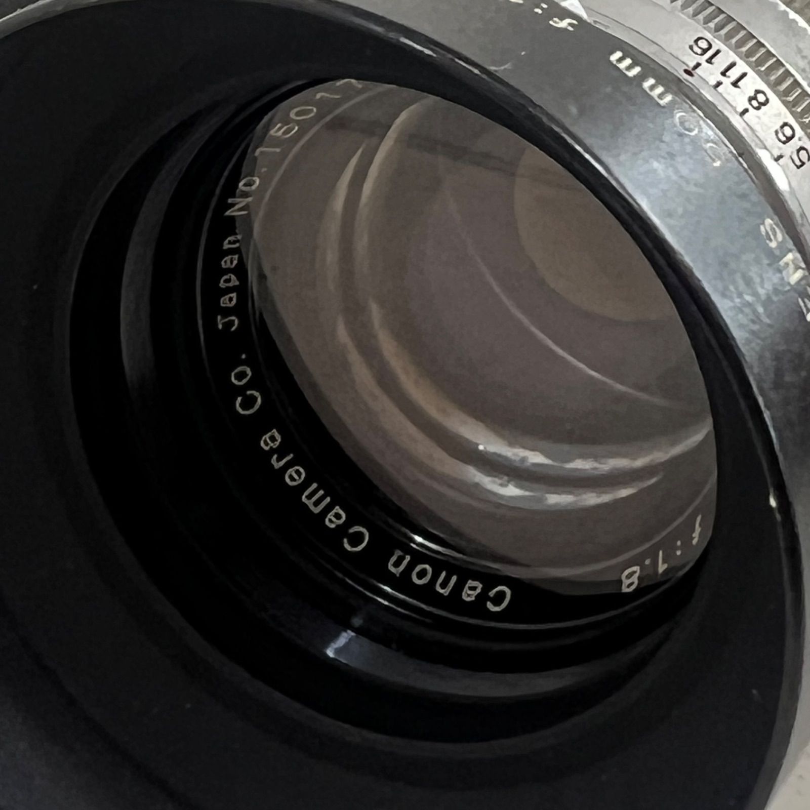 動作未確認】Canon レンジファインダーカメラ 50mm f/1.8 年代物