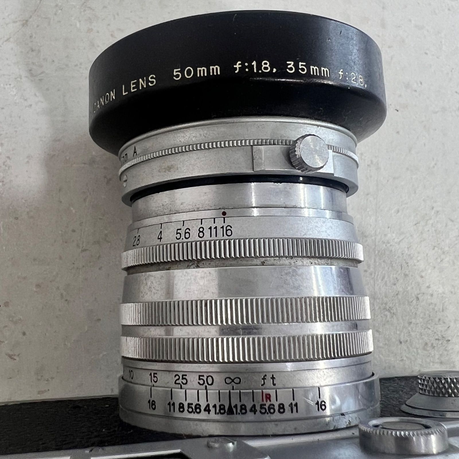 動作未確認】Canon レンジファインダーカメラ 50mm f/1.8 年代物