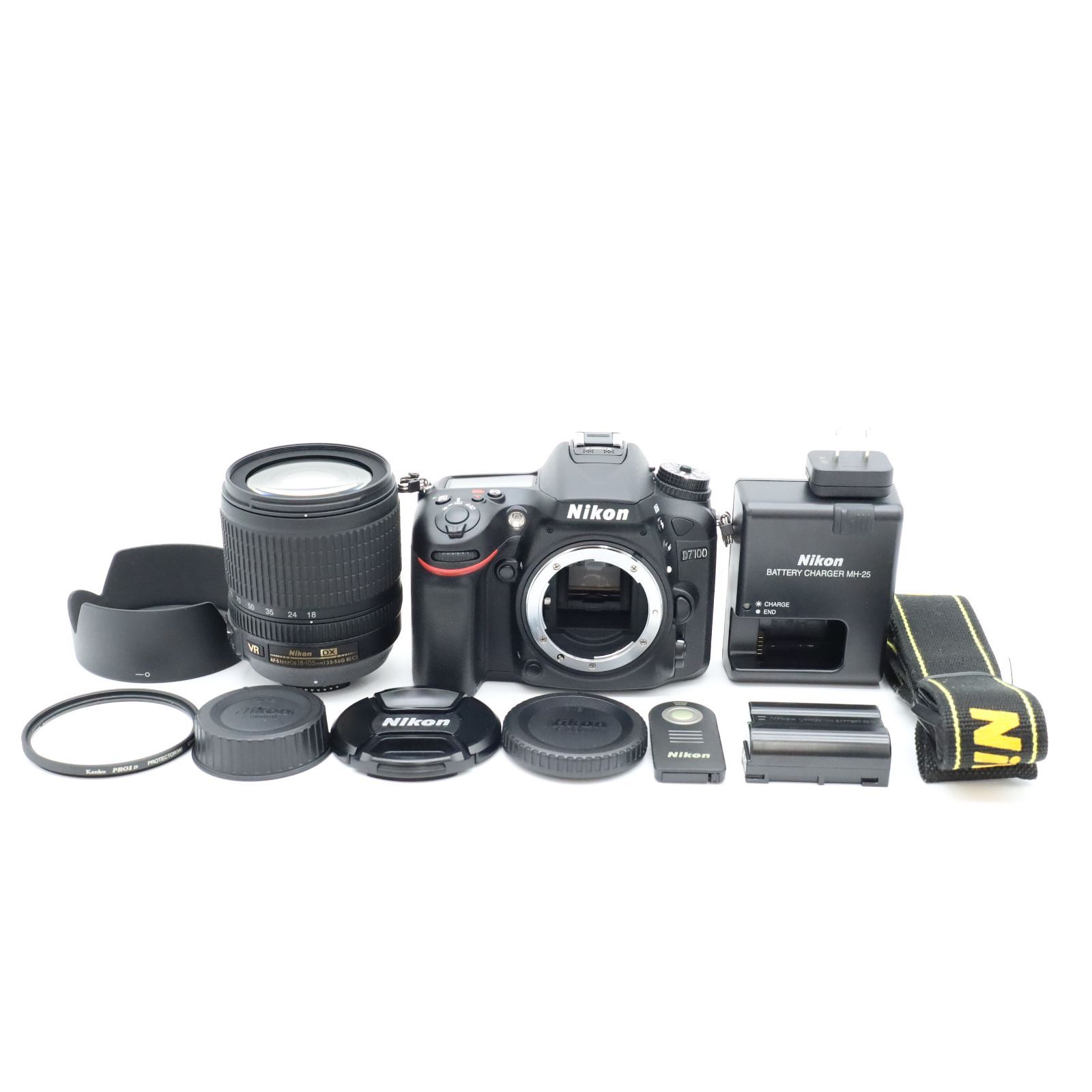 ショット数2,152回 Nikon D7100 AF-S DX 18-105mm VR レンズキット デジタル一眼レフ 動作確認済 ニコン #S030001