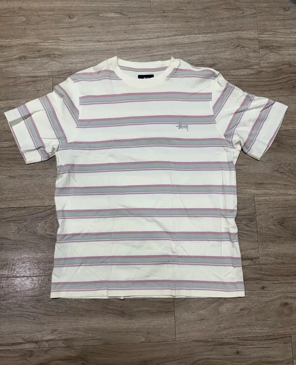 STUSSY ストライプ 半袖 S