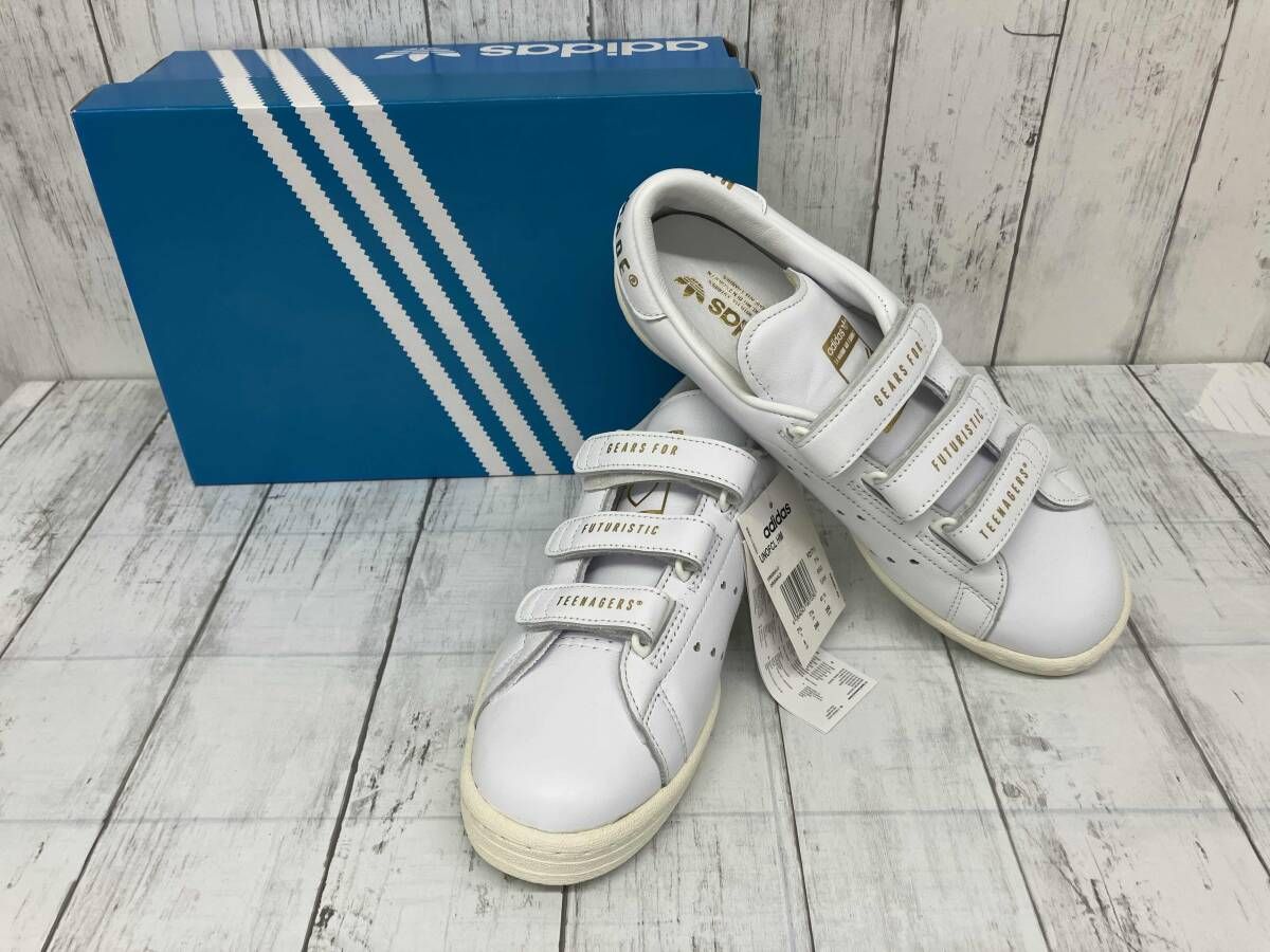 adidas × HUMAN MADE/スニーカー/UNOFCLHM／ホワイト/FZ1711／26㎝／箱あり