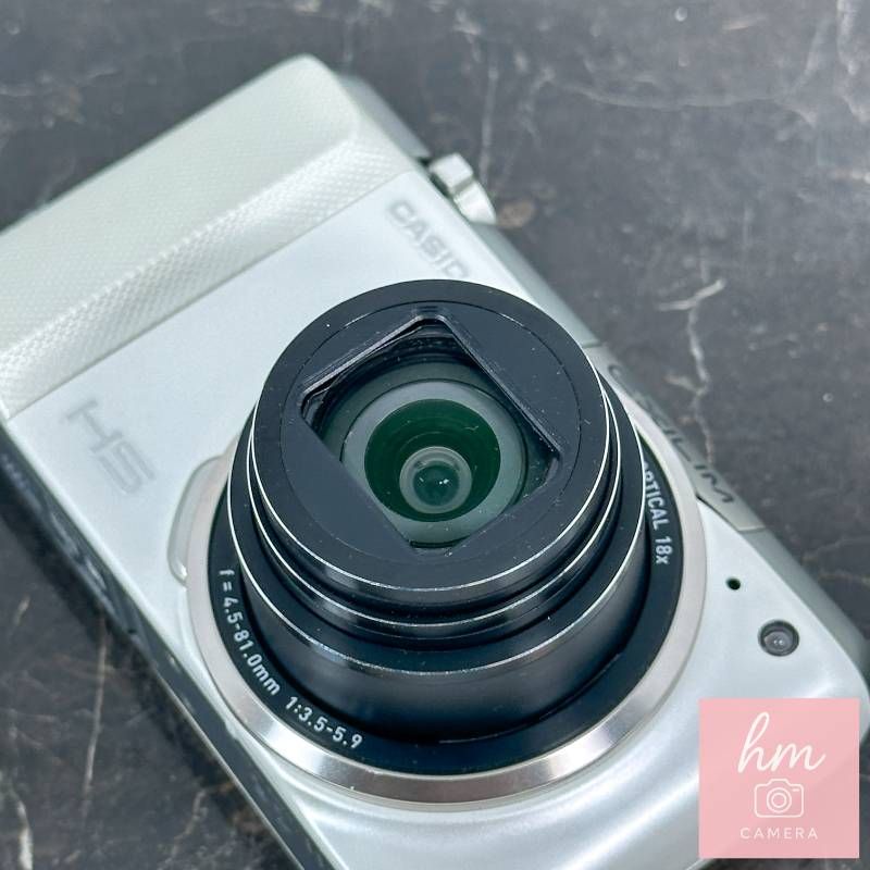 美品】CASIO HIGH SPEED EXILIM EX-ZR800 ホワイト 1610万画素 光学18