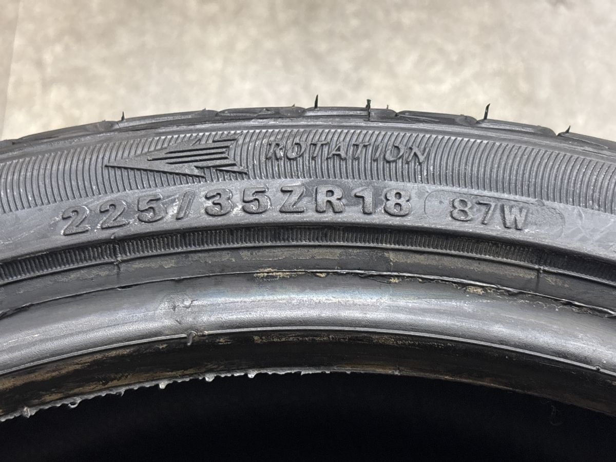 バリ溝】サニュー YS618 225/35R18 4本セット アウディ A1 S1 シビック 