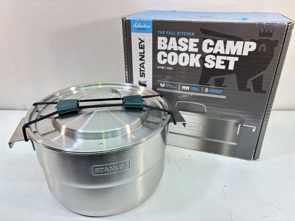 s26t-0080y【中古】【未使用】STANLEY BASE CAMP COOK SET　スタンレー　ベースキャンプクックセット　ベースキャンプ　クックセット　クッカー　10-02479-004
