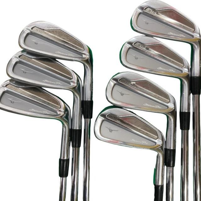 【中古】 ミズノ Mizuno Pro 518 7S アイアンセット IR Dynamic Gold (フレックスS) メンズ 男性用 右利き 右用 Dランク ゴルフクラブ