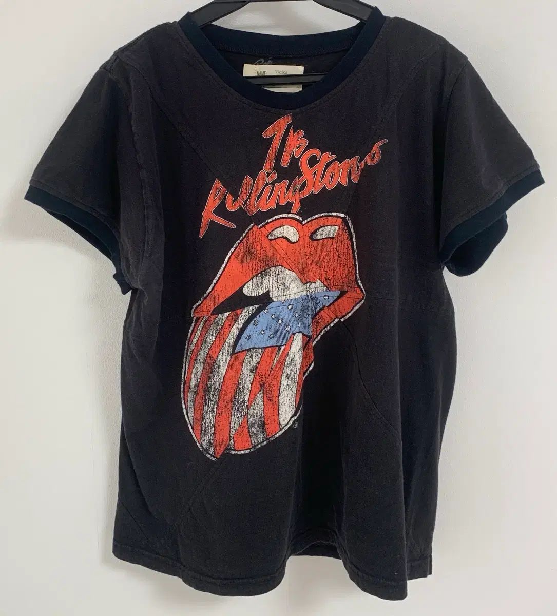 77circa（ななサーカ） ローリングストーンズ リメイク Tシャツ