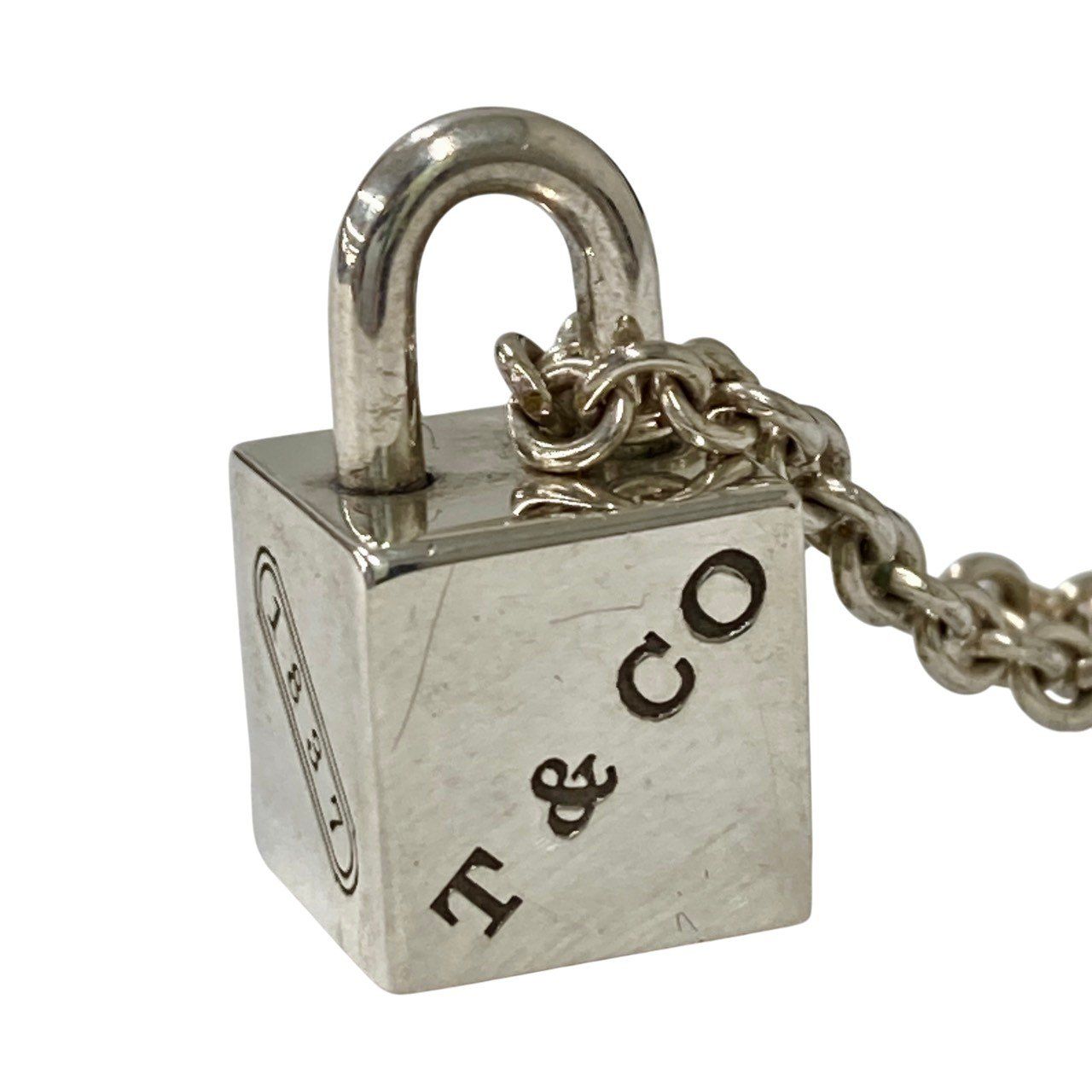TIFFANY&Co./ティファニー/希少/キューブボックス/1837/ネックレス/Sv925/メンズ/レディース/RS2098 TIFFANY&Co./ティファニー/希少/キューブボックス/1837/ネックレス/Sv925/メンズ/レディース/RS2098