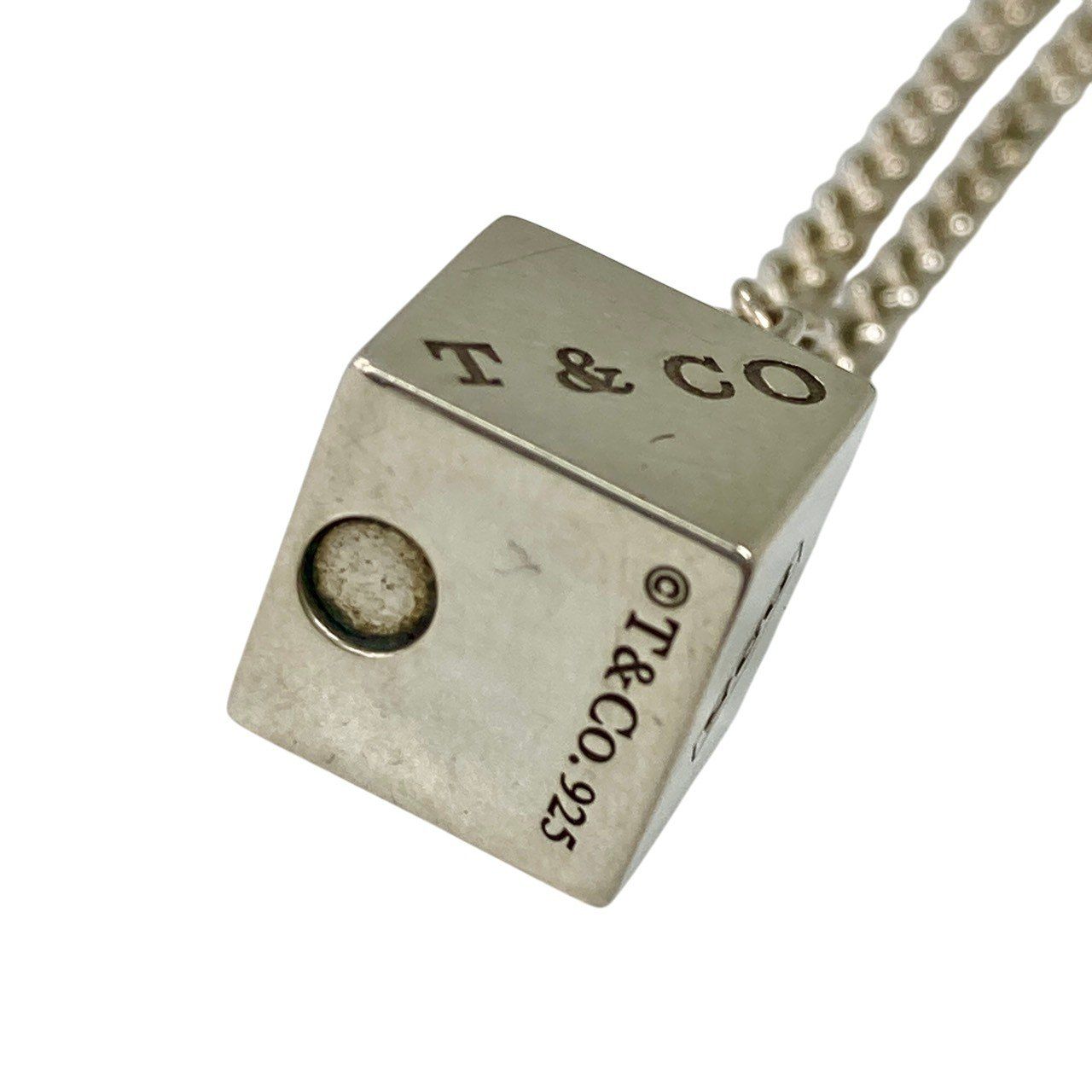 TIFFANY&Co./ティファニー/希少/キューブボックス/1837/ネックレス/Sv925/メンズ/レディース/RS2098 TIFFANY&Co./ティファニー/希少/キューブボックス/1837/ネックレス/Sv925/メンズ/レディース/RS2098