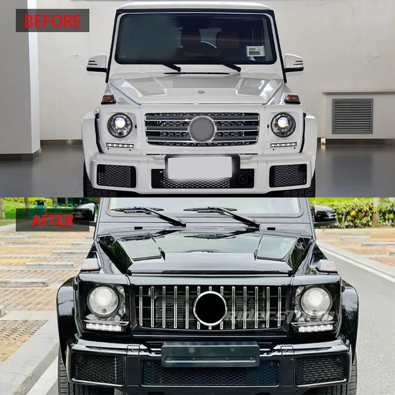 ベンツ Gクラス W463 2004-2018年対応 フロントグリル 縦ライン