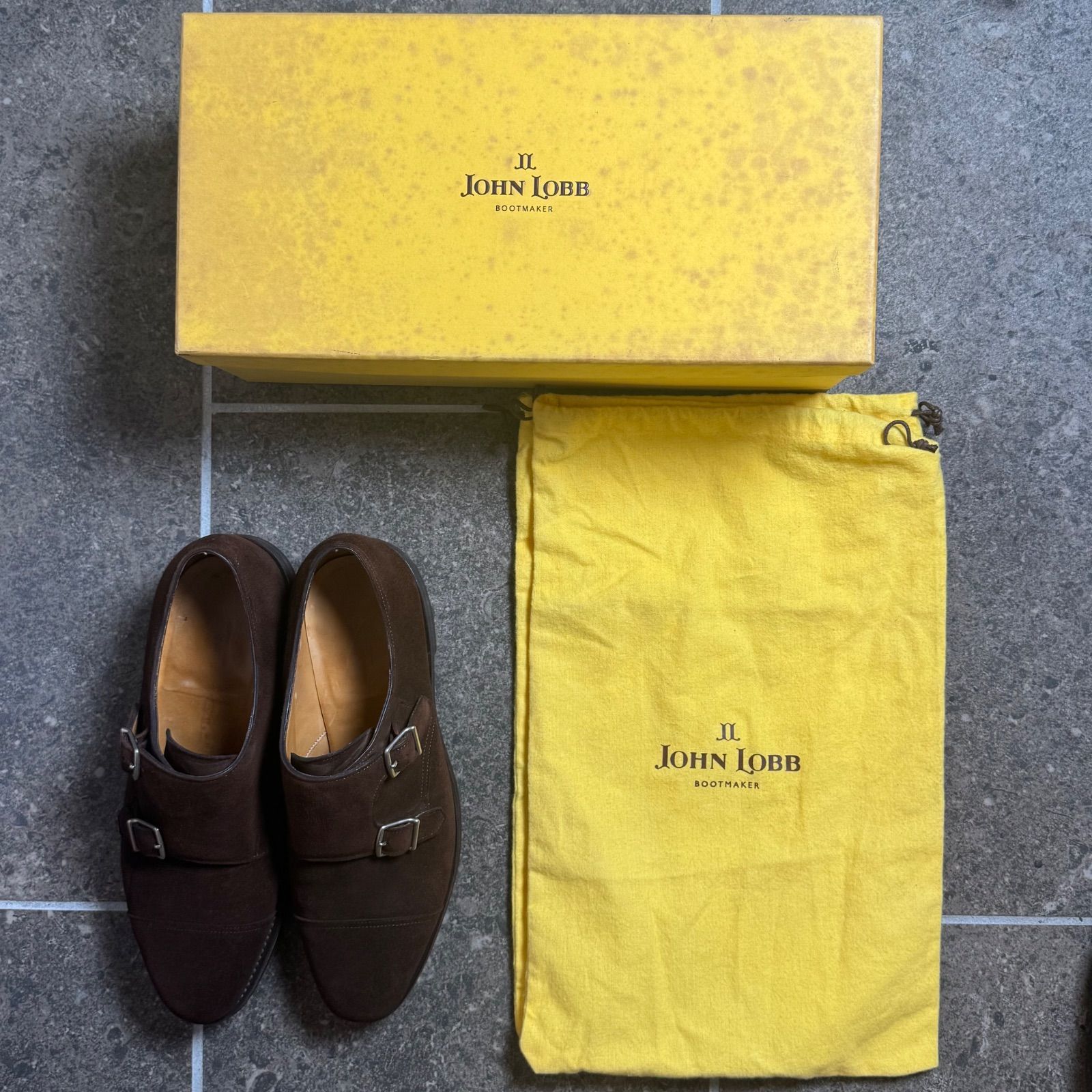 未使用【ジョンロブ JOHNLOBB】WILLIAM ウィリアム　5 1/2 E 美品】ジョンロブ JOHN LOBB 【 WILLIAM ウィリアム 】サイズ5 1/2 箱
