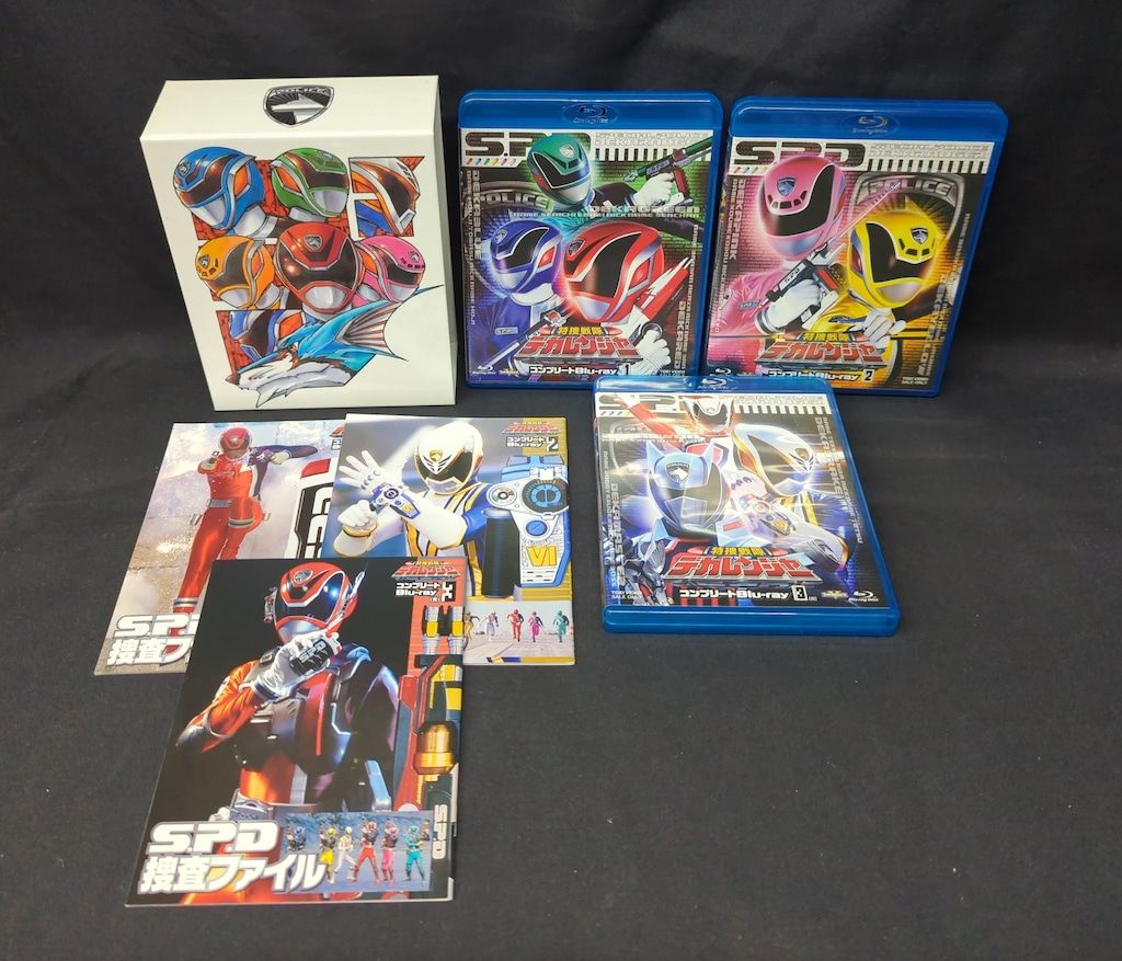 特撮Blu-ray 初回)特捜戦隊デカレンジャー コンプリートBlu-ray全3巻 セット ※ディスク1枚欠品