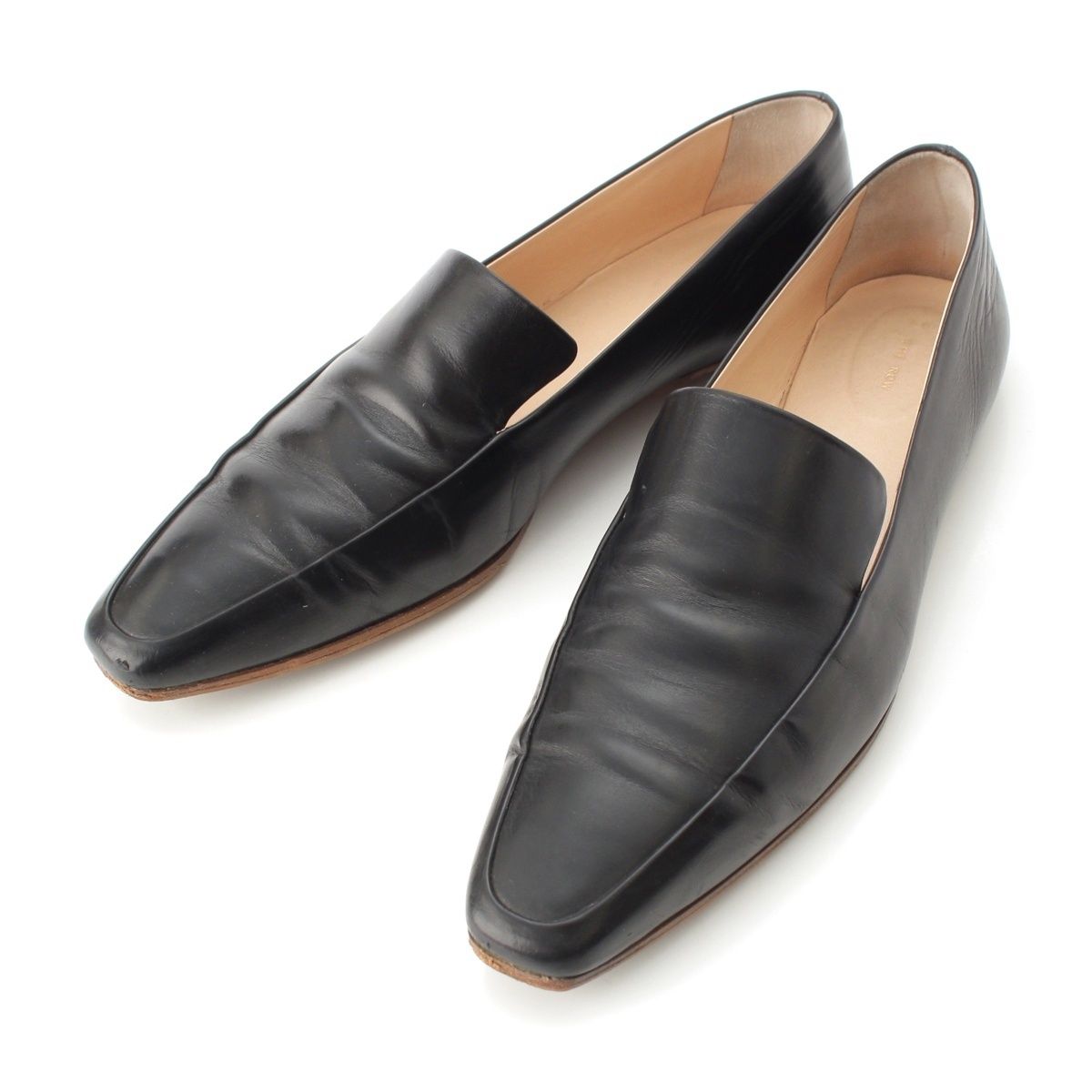 MINIMAL LOAFER ミニマル ローファー クラシックカーフ モカシン ローファー F1095-L72 ブラック 38 2/1【中古】