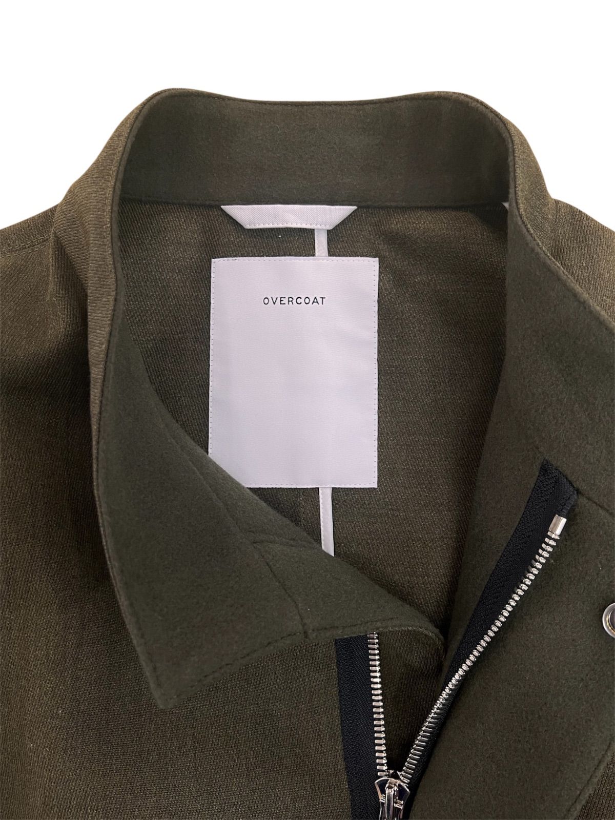 OVERCOAT オーバーコート Wool Serge Mods Coat In Khaki - メルカリ