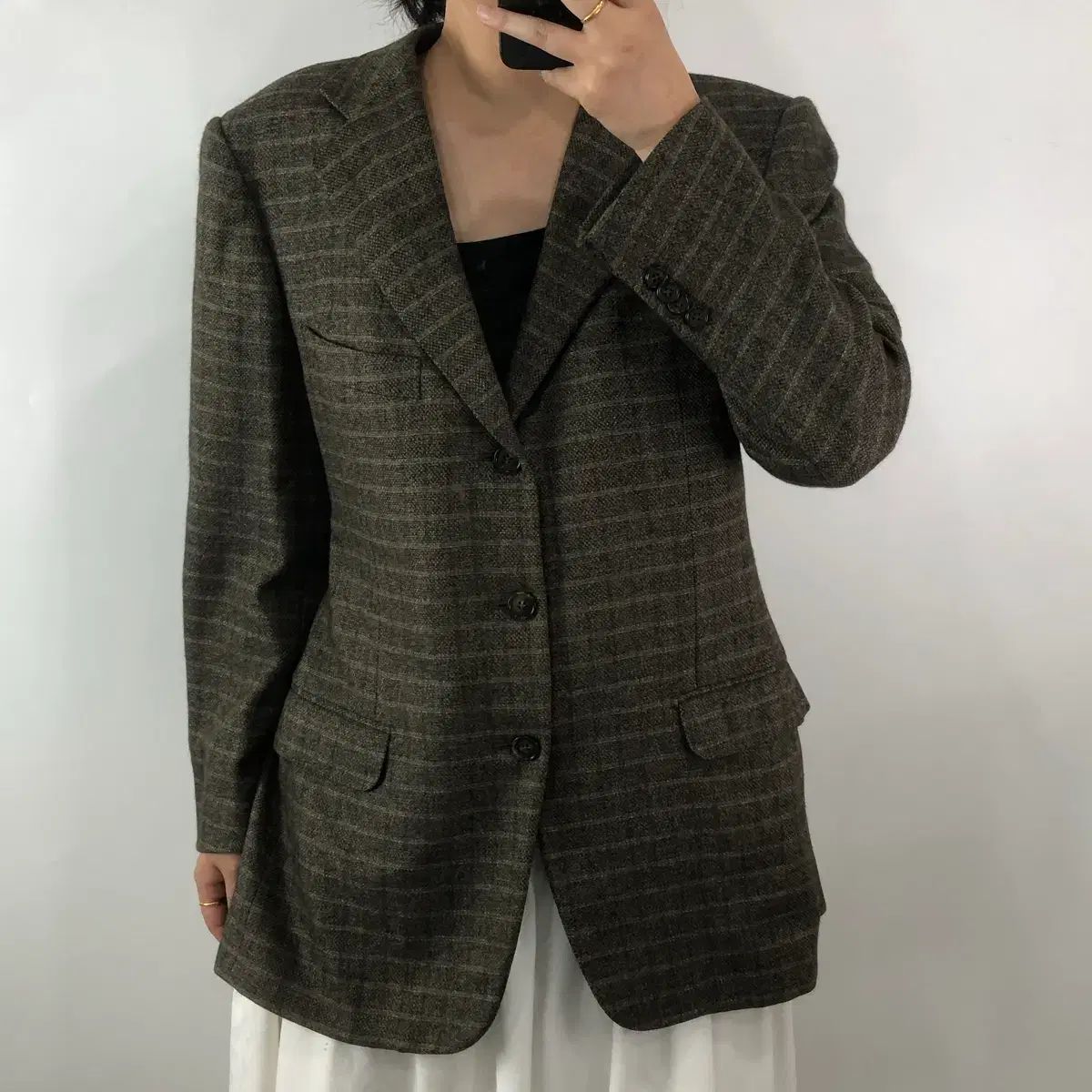 エルメネジルド ゼニア シルク カシミア ブレンド ジャケット