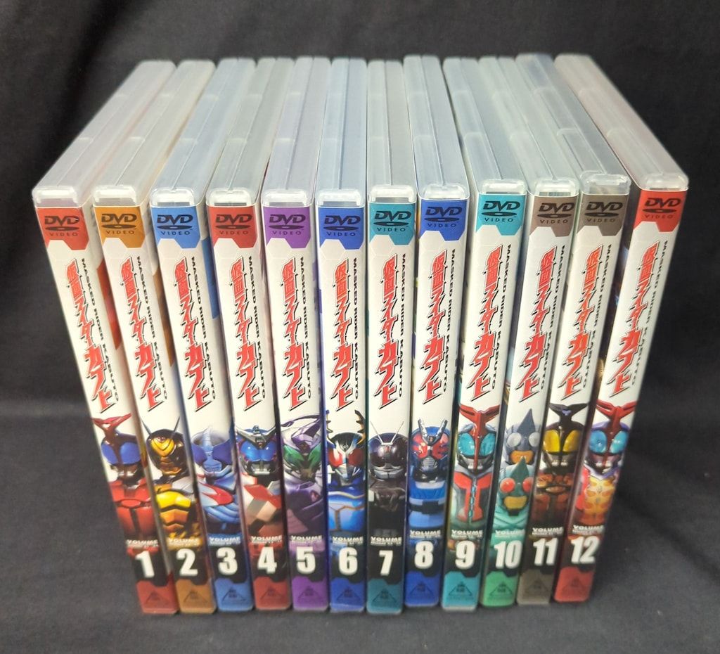 特撮DVD 仮面ライダーカブト 初回全12巻 セット