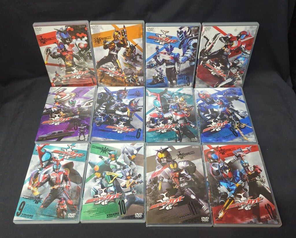 特撮DVD 仮面ライダーカブト 初回全12巻 セット