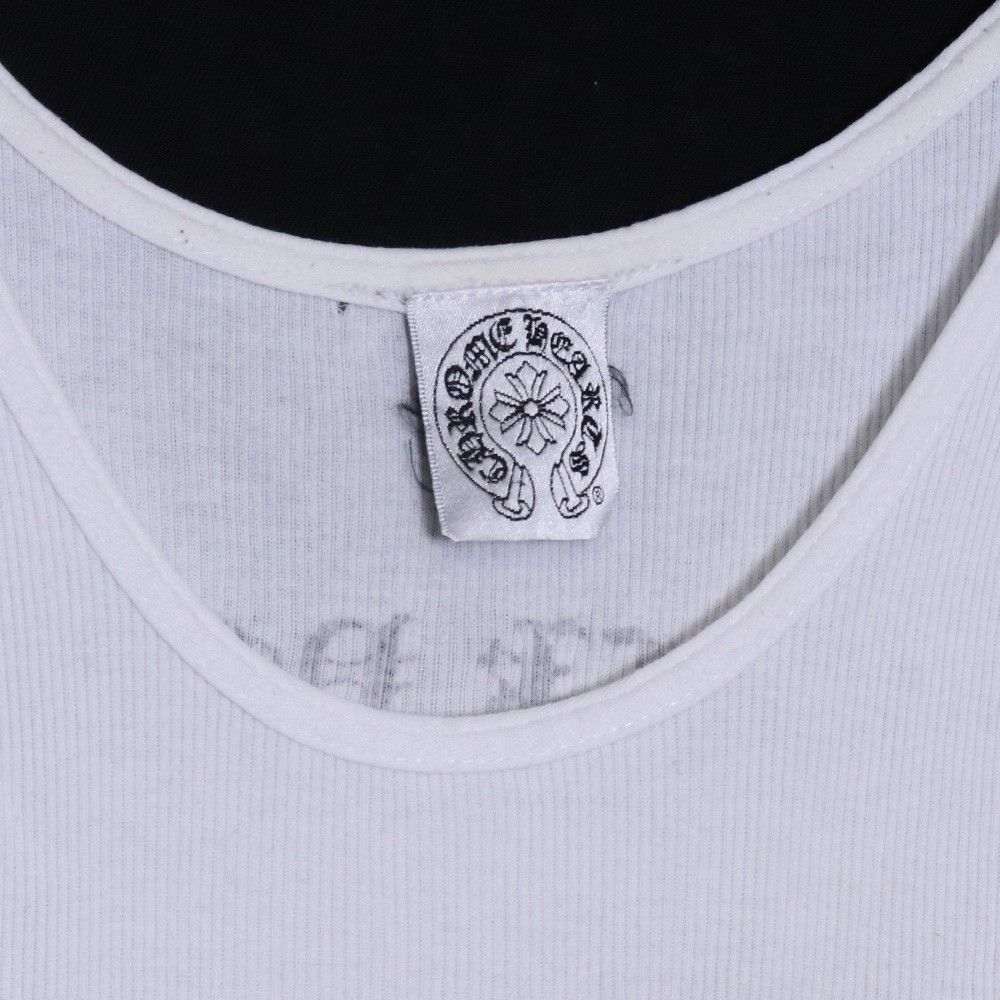 CHROME HEARTS Tバーロゴ ラージクロスプリント タンクトップ Sサイズ